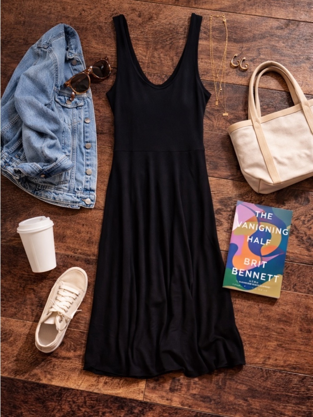 🖤 Marine Layer Ribbed Maxi Dress – Black – Size Small